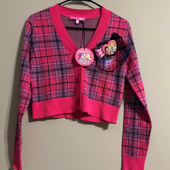 NWT preschool sweetheart knit cardigan Small Archie Comics - Picture 1 of 7